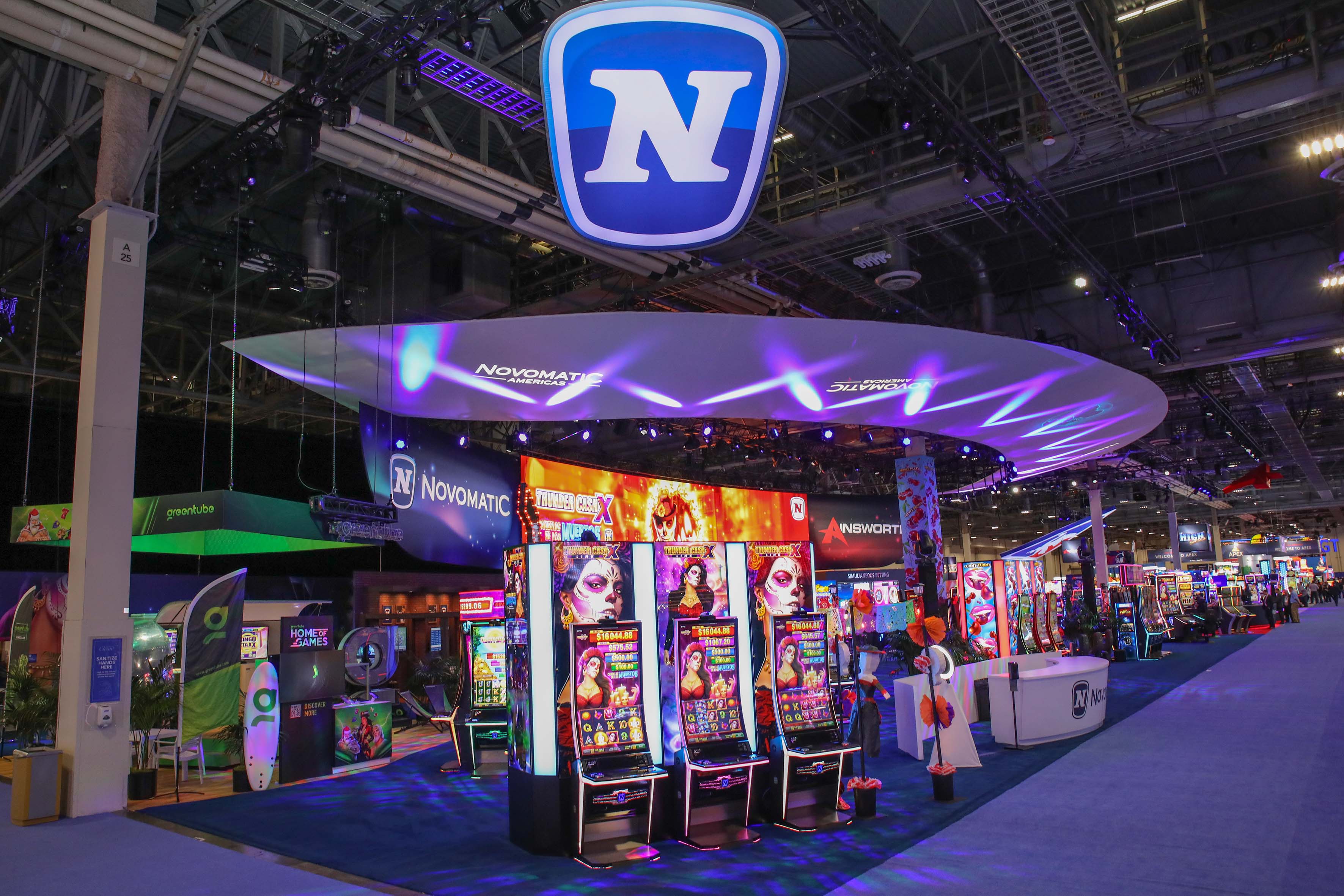 NOVOMATIC Booth at G2E Las Vegas 2022