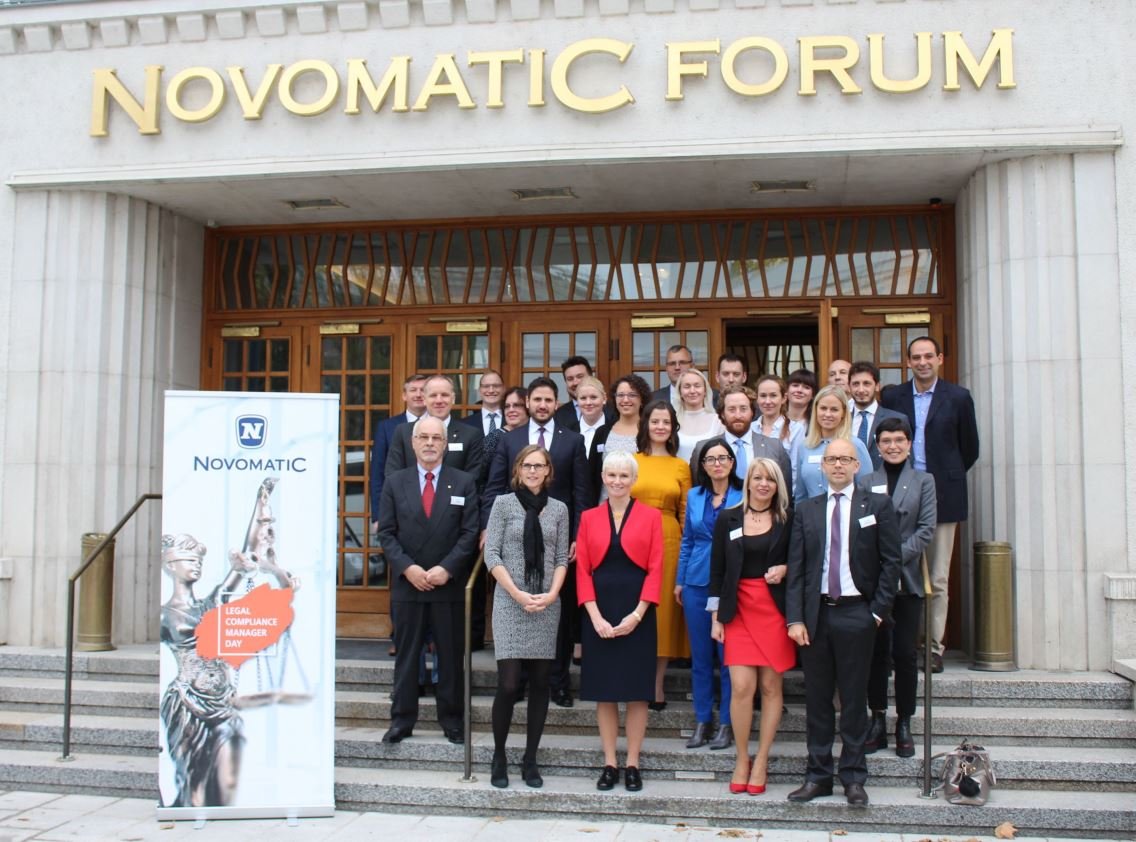 ‚NOVOMATIC Legal Compliance Manager Day‘ im Novomatic Forum in Wien  