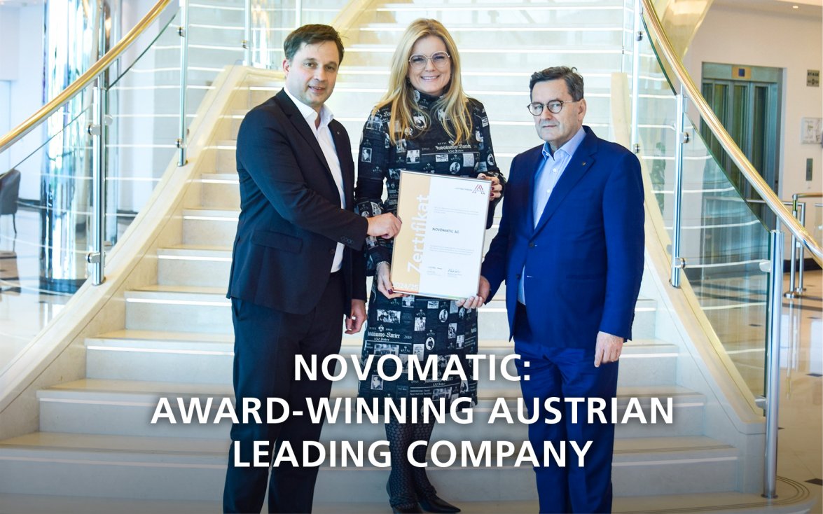 NOVOMATIC - Awarded "Excellent Austrian Leading Company"
