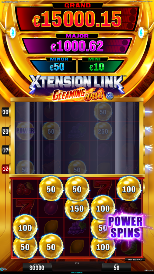 Gleaming Wild power spins 02