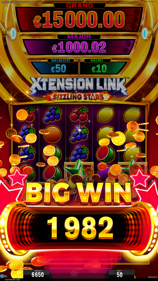 Sizzling Stars big win